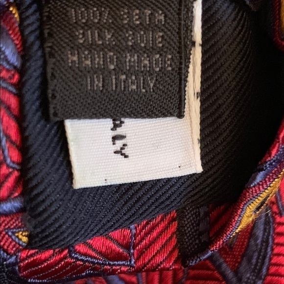 🌿SALE🌿3 BARNEYS New York Vintage 100% Silk Handmade in Italy Paisley Neckties - Picture 12 of 16